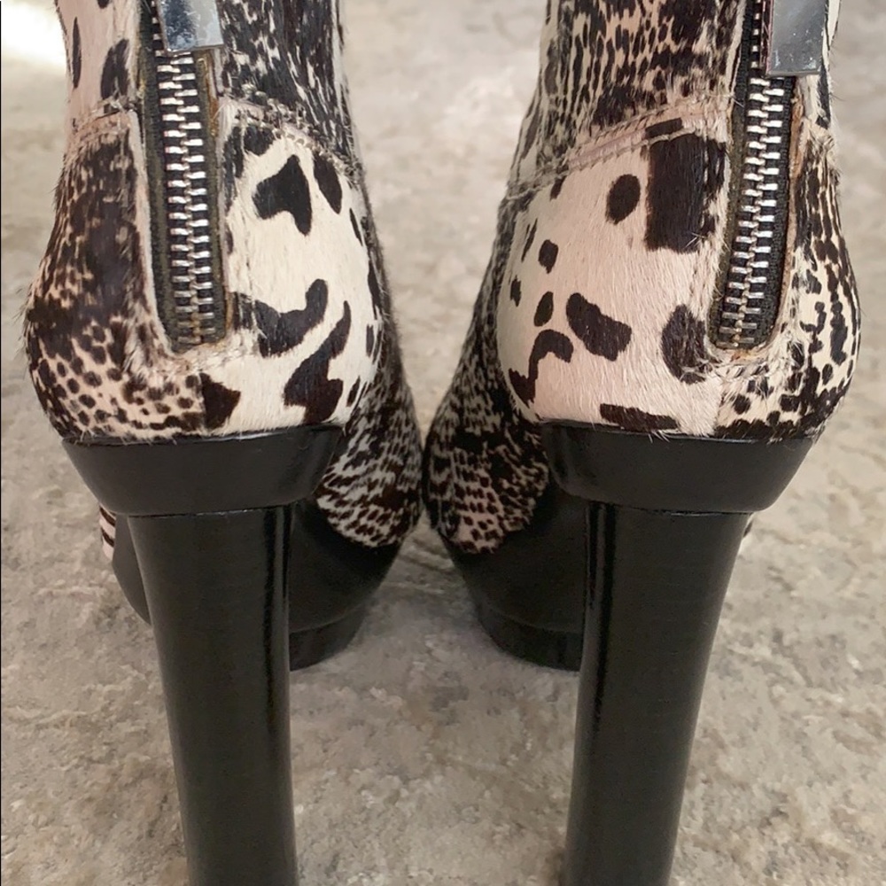 Pamela Patchwork Platform Booties - image 5